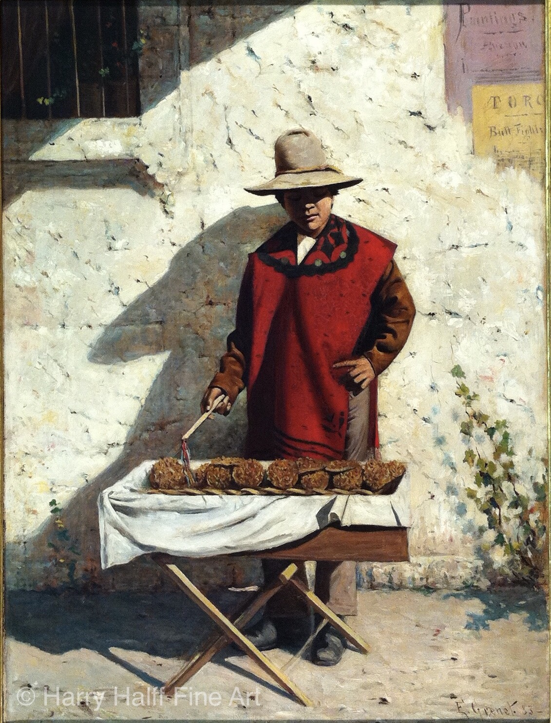 Painting by early Texas artist Edward Grenet